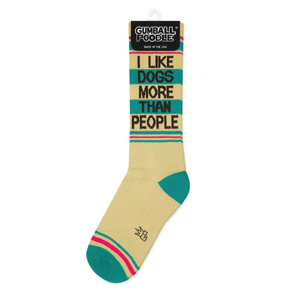 I Like Dogs More Than People Socks