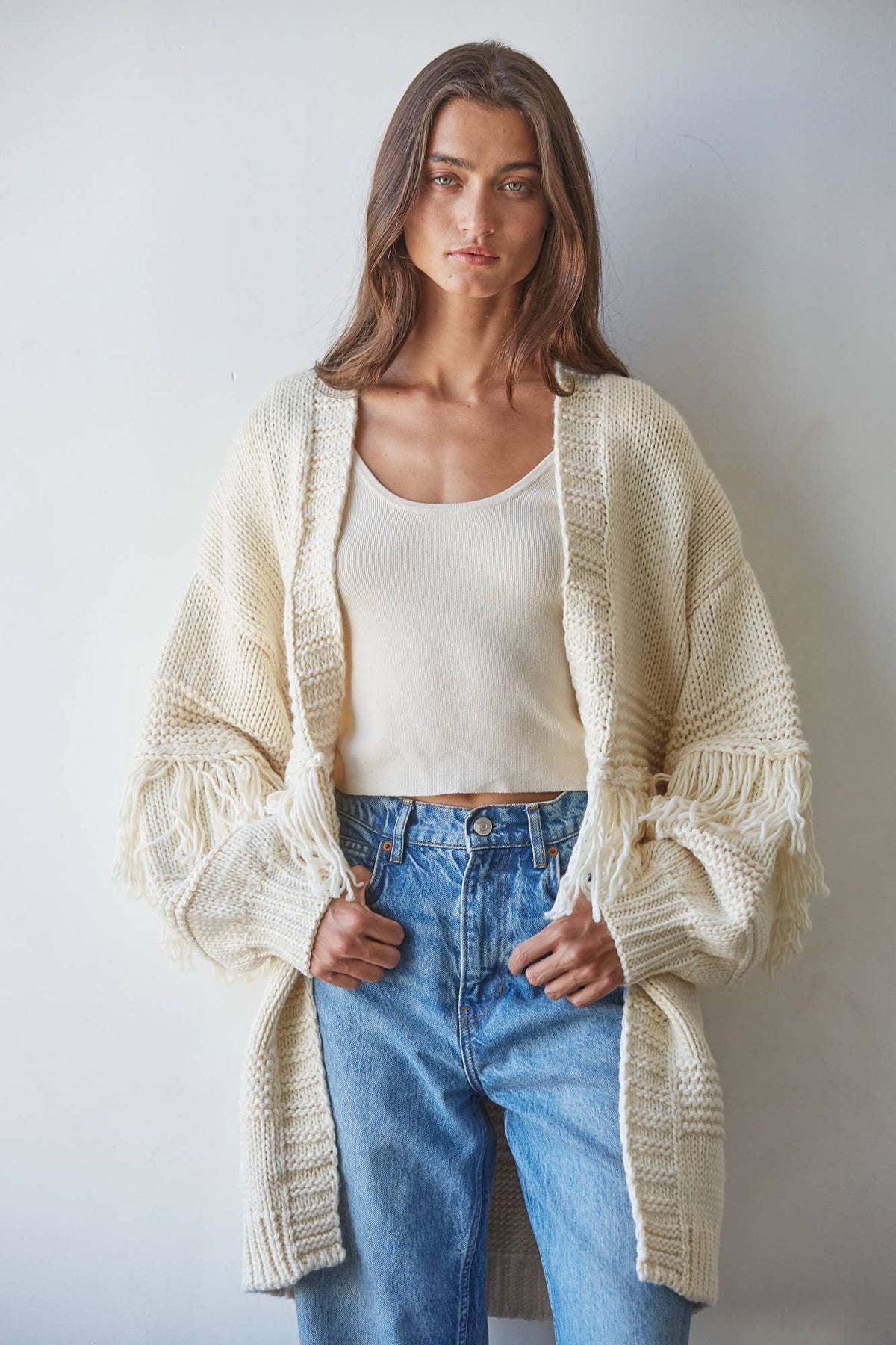 Caroline Fringe Cardigan