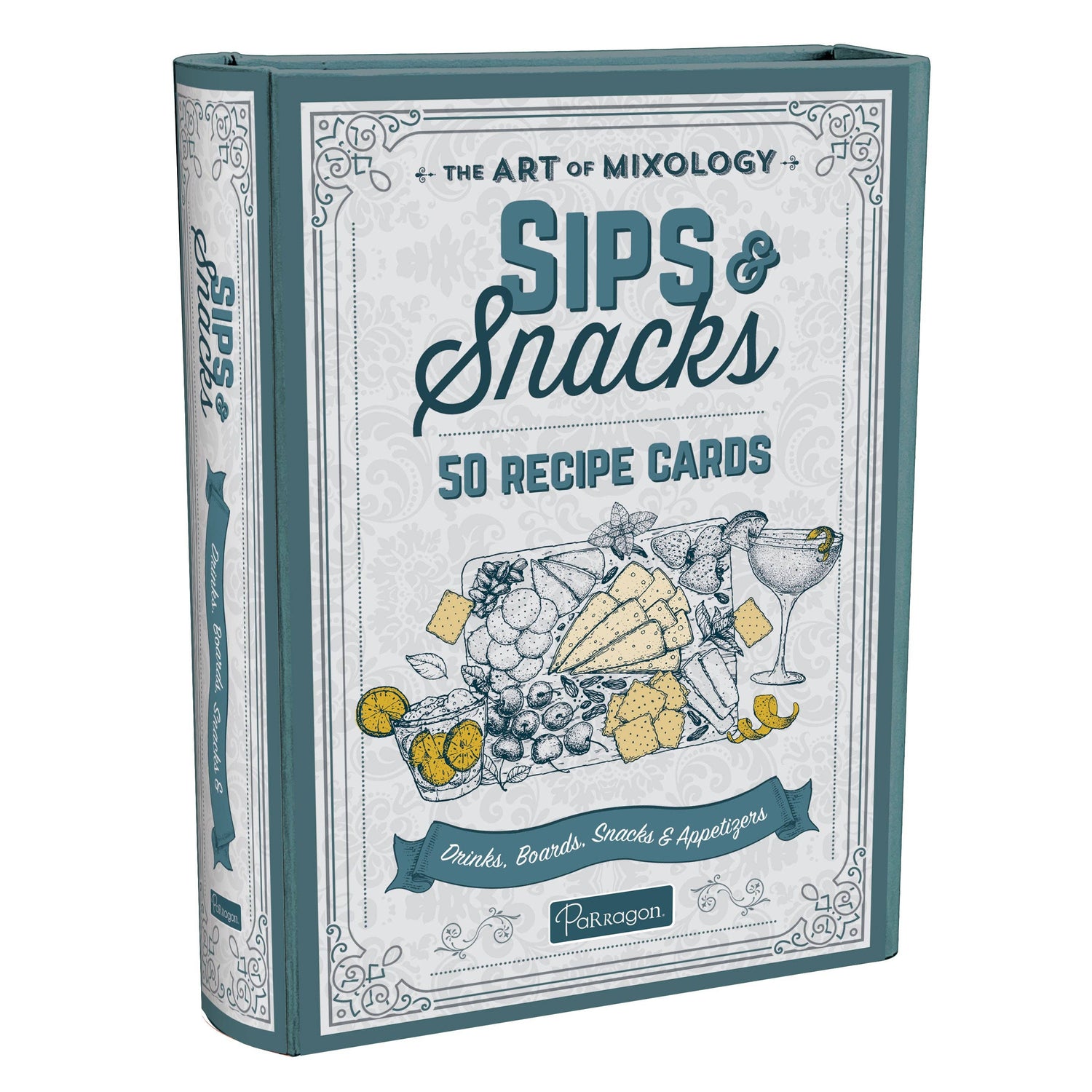The Art of Mixology Sips &amp; Snacks 50 Recipe Cards
