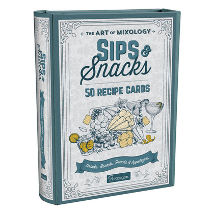 The Art of Mixology Sips &amp; Snacks 50 Recipe Cards