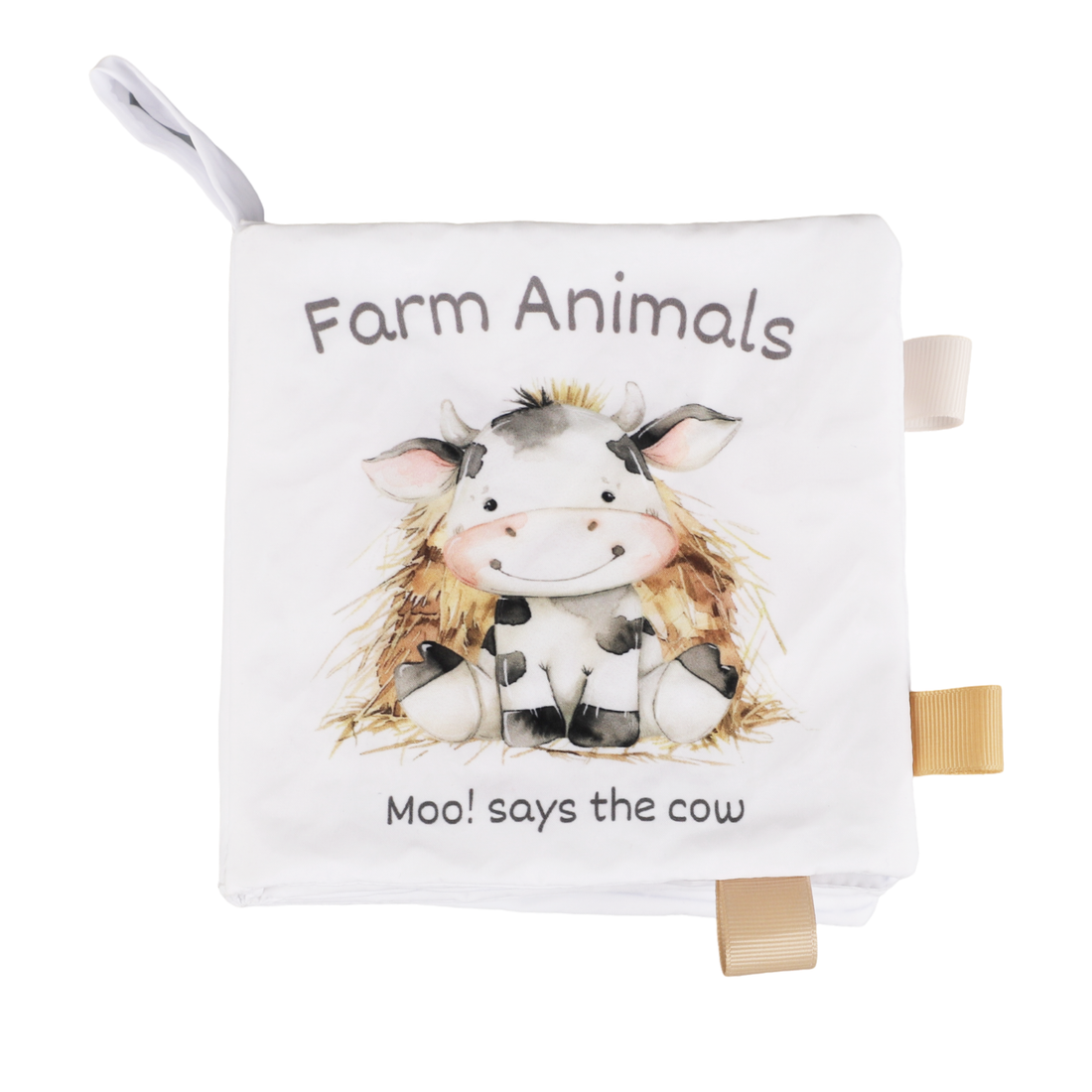 Farm Animals Crinkle Baby Book