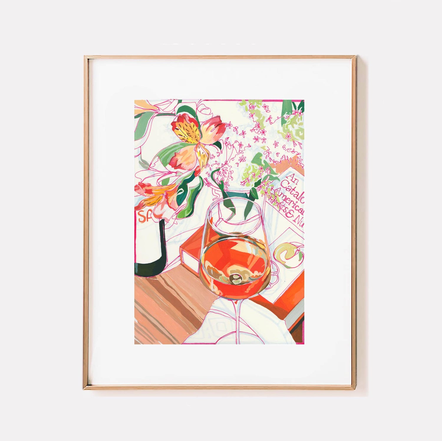 "Orange Wine" Print