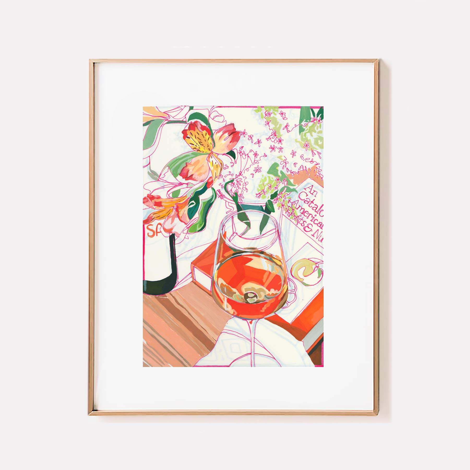 "Orange Wine" Print