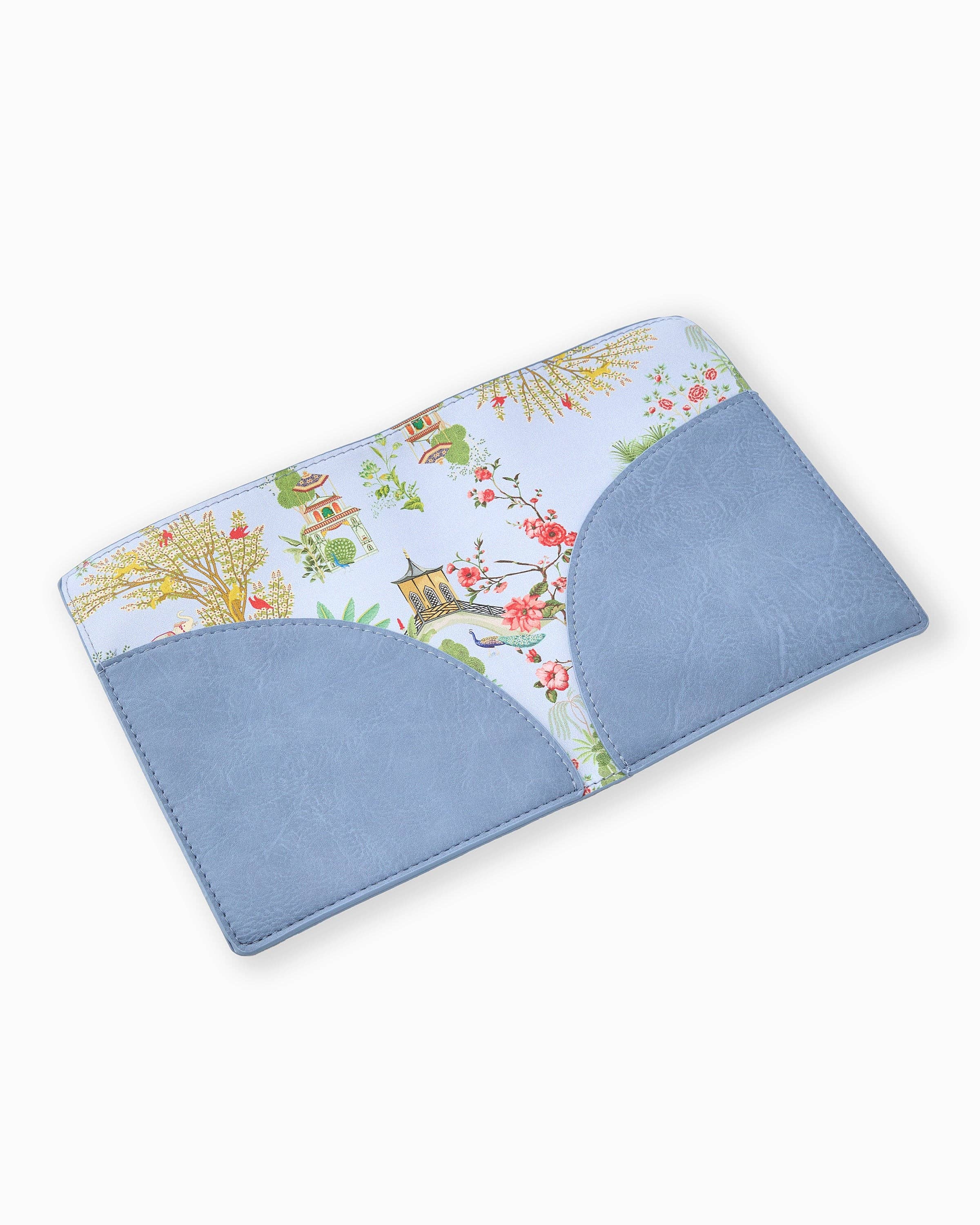 Periwinkle Mahjong Card Folio