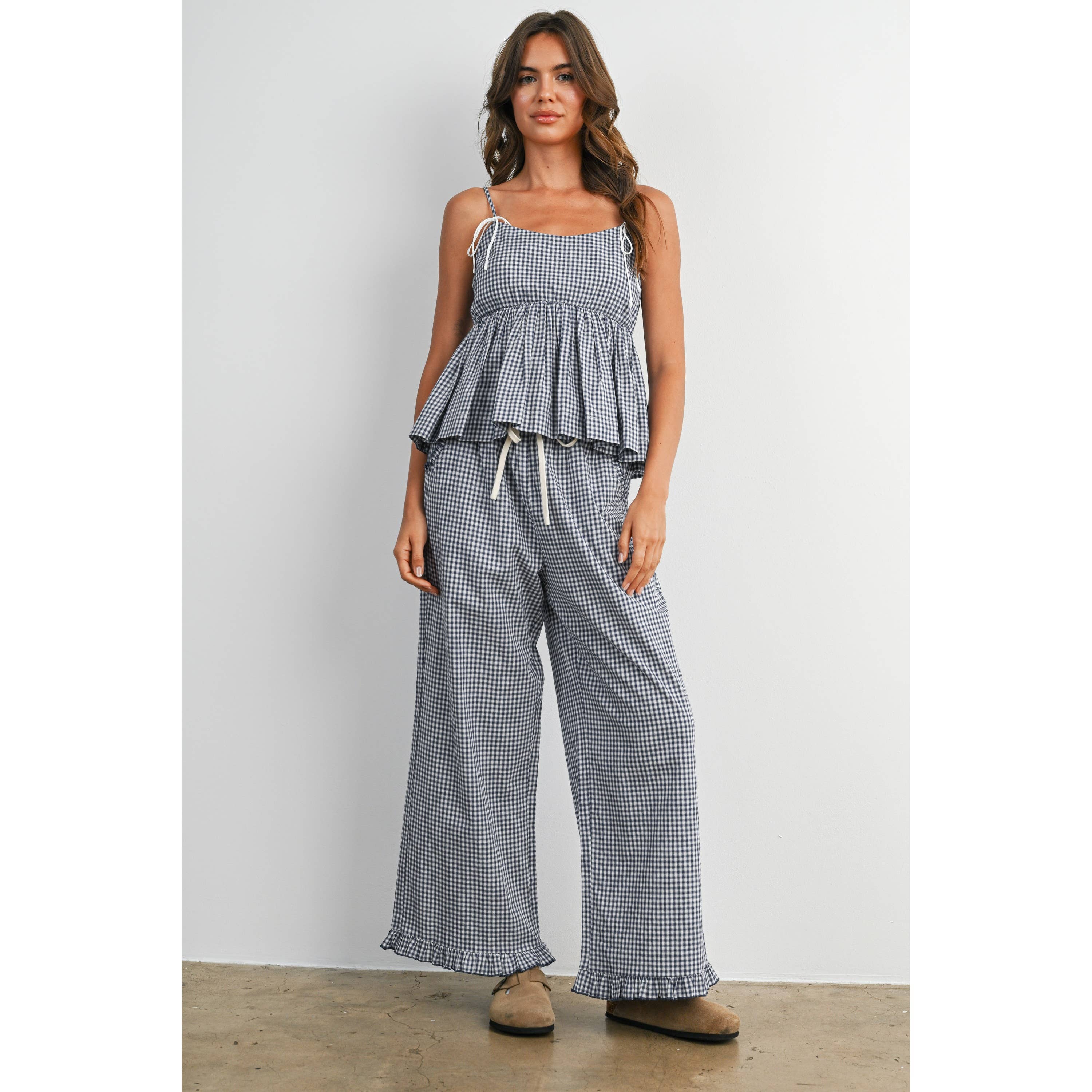 Ruffle Picnic Pants