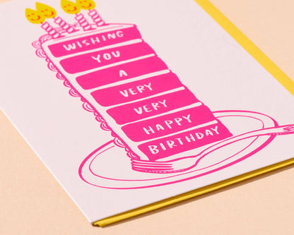 Very Happy Birthday Card