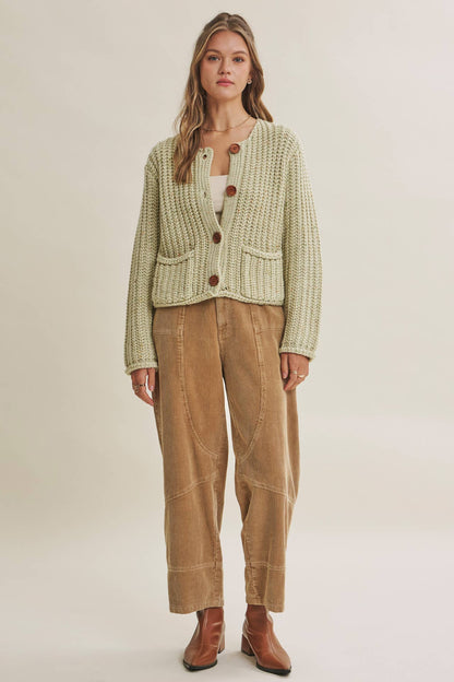 Speckled Apple Cardigan