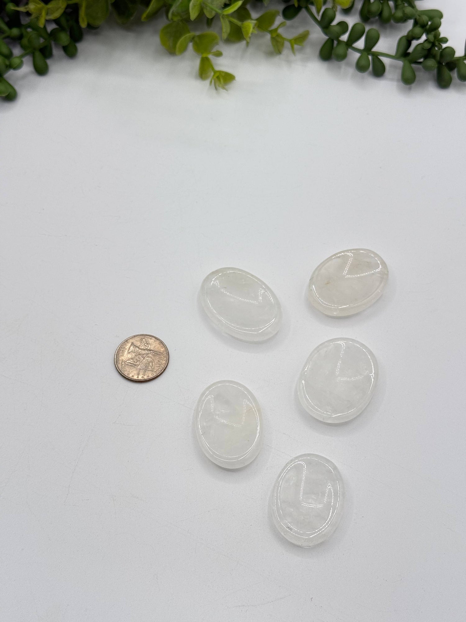 Clear Quartz Worry Stone