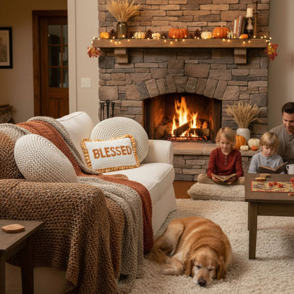 Harvest Blessed Pillow