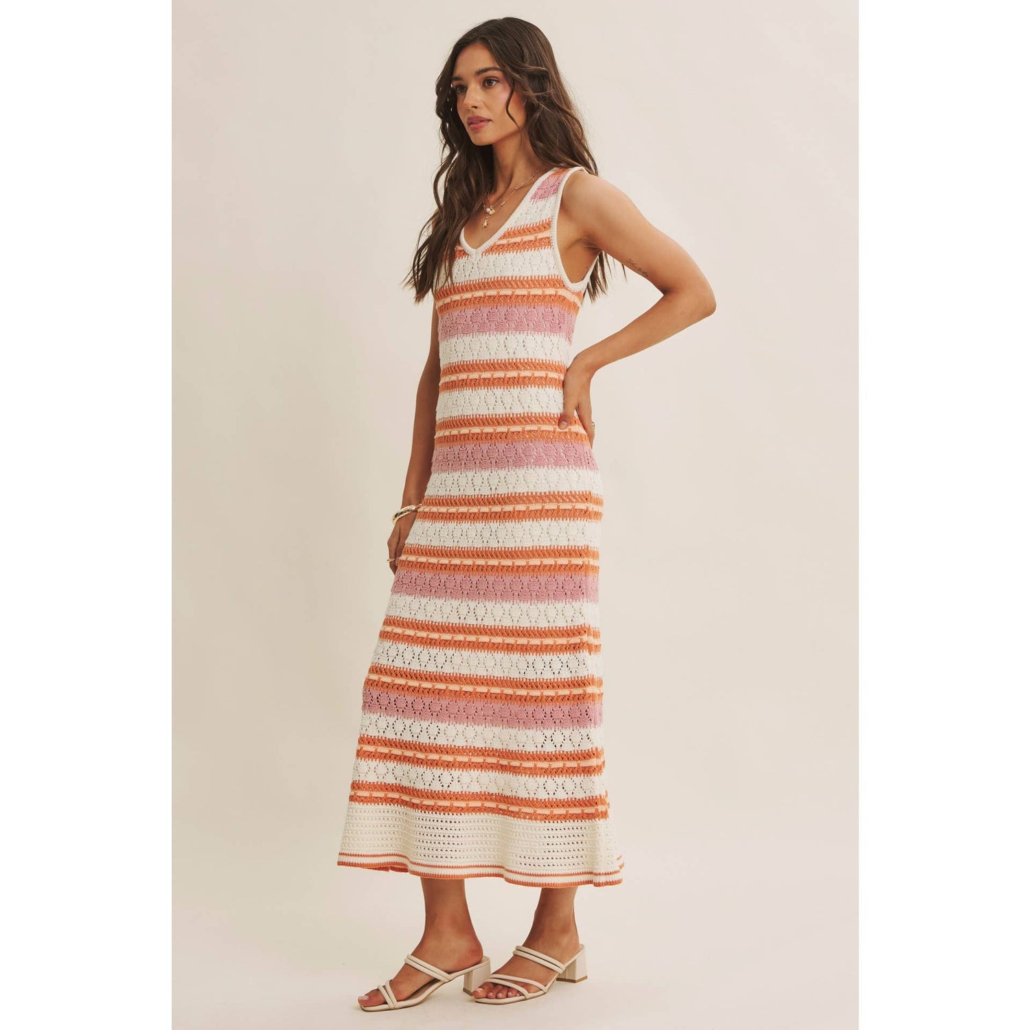 Crochet Midi Dress
