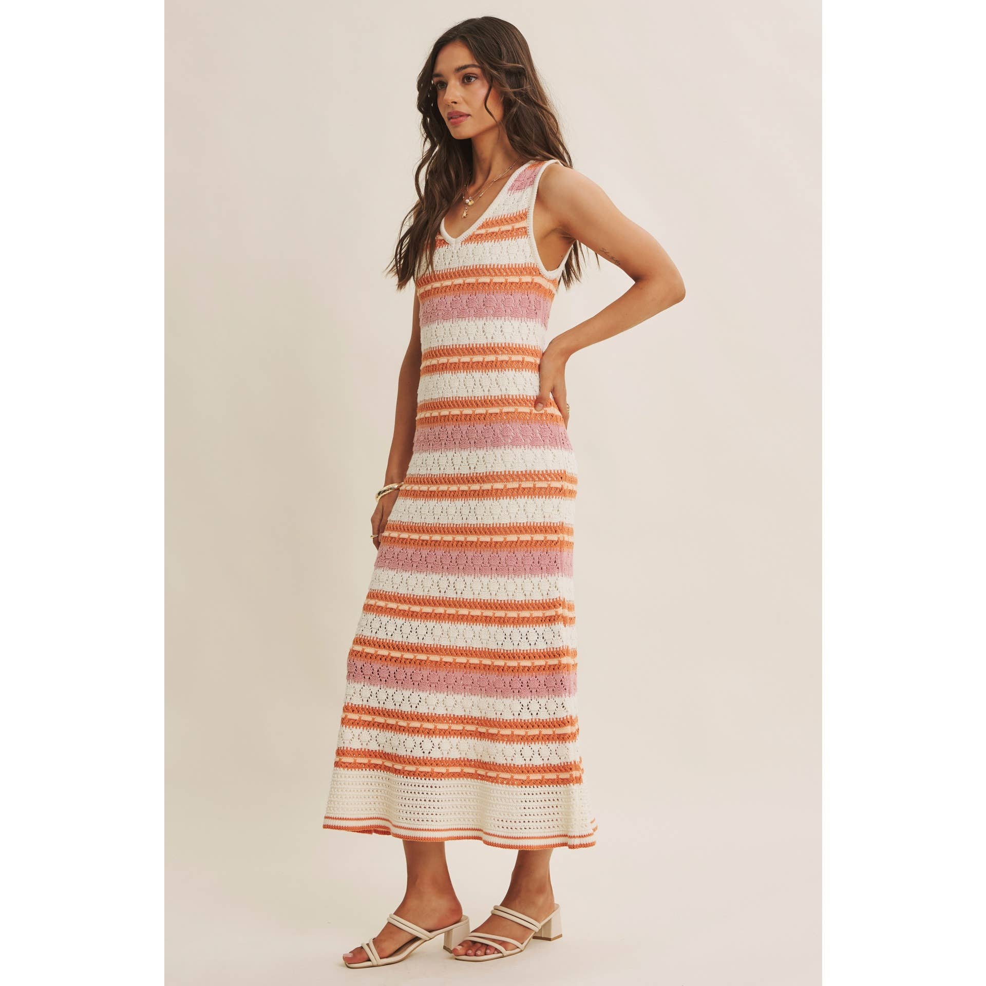 Crochet Midi Dress