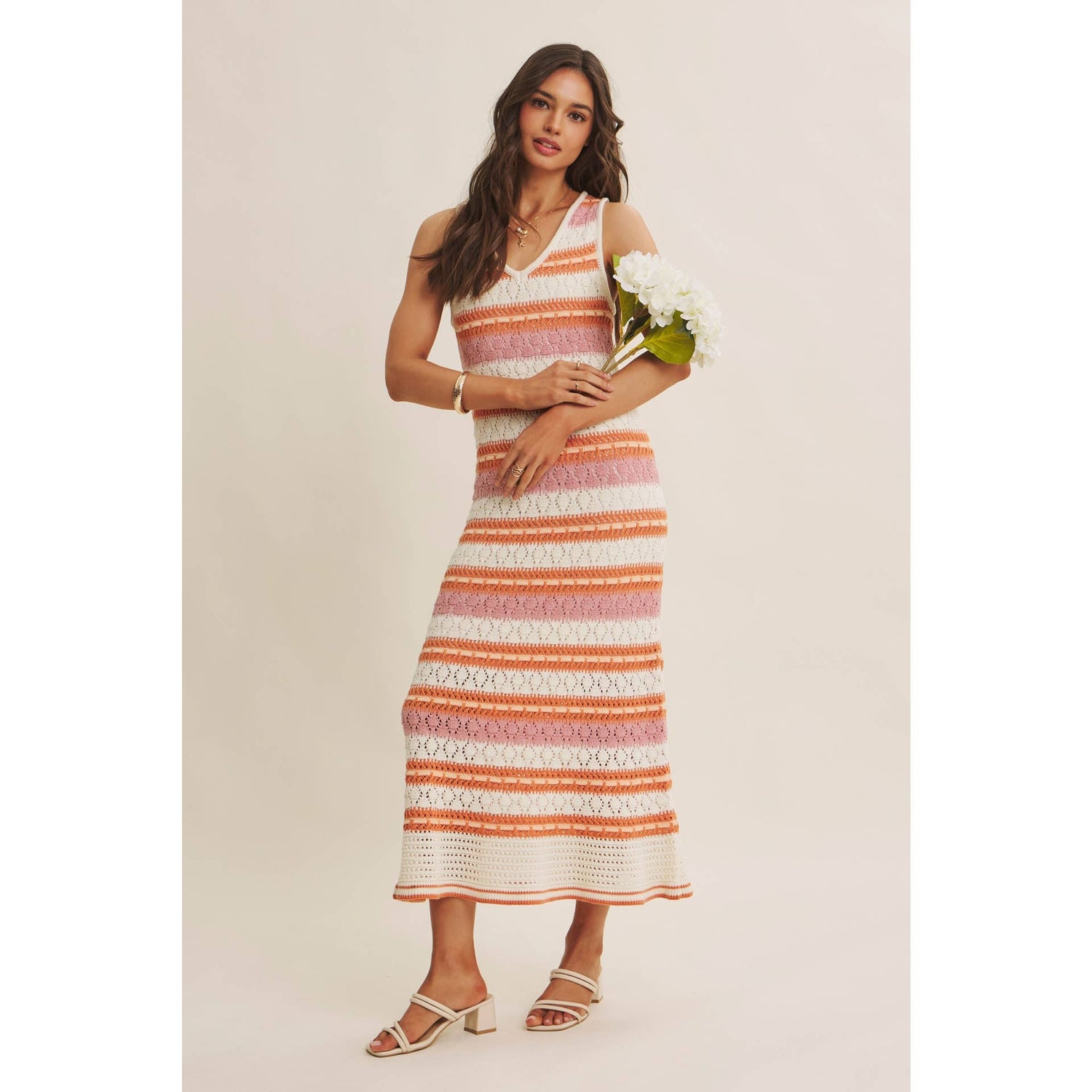 Crochet Midi Dress