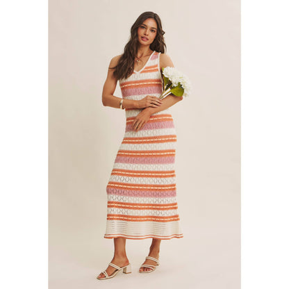 Crochet Midi Dress