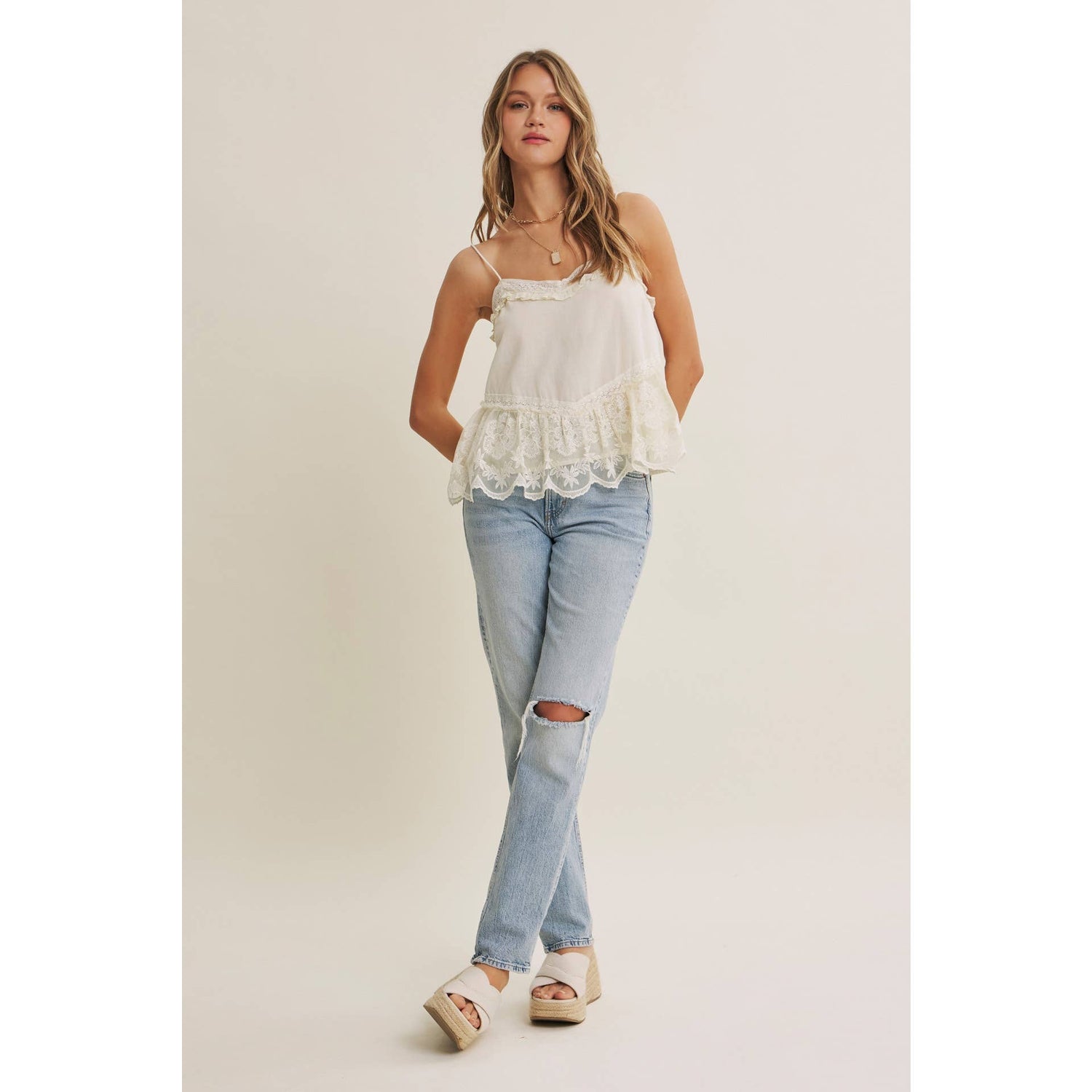 Garden Air Lace Tank
