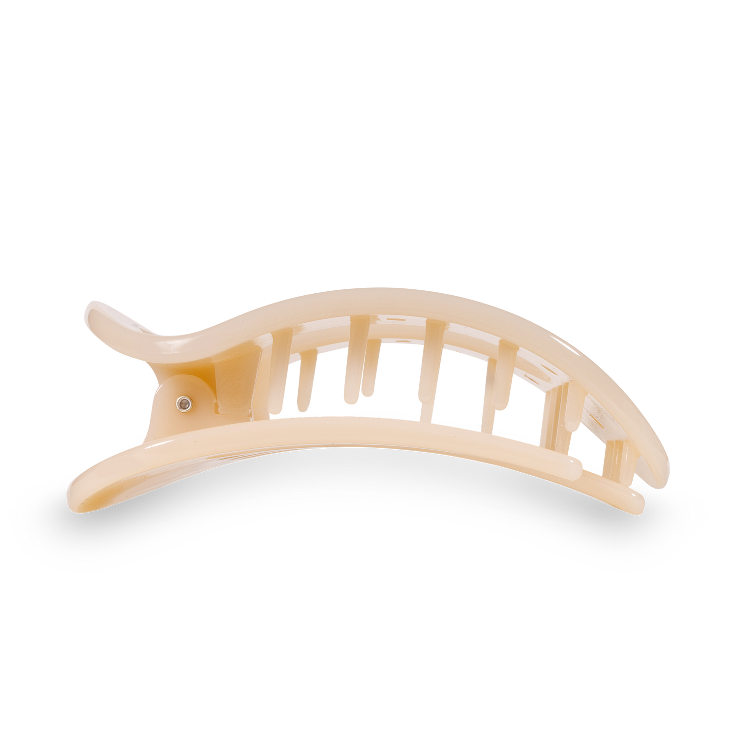 Almond Round Flat Hair Clip