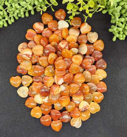 Fire Agate Mini Heart