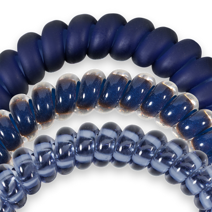 Nightfall Navy Hair Ties