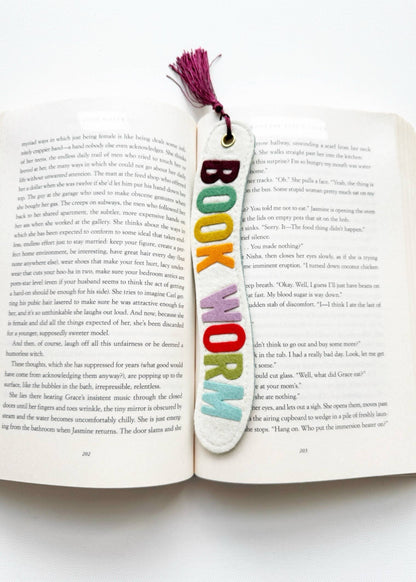Book Worm Bookmark