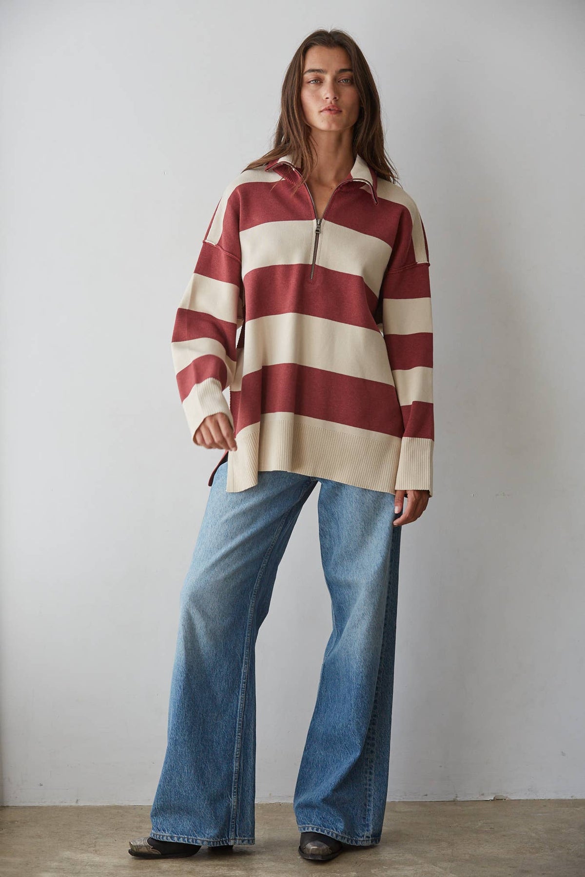 Tatyana Turtleneck Zip