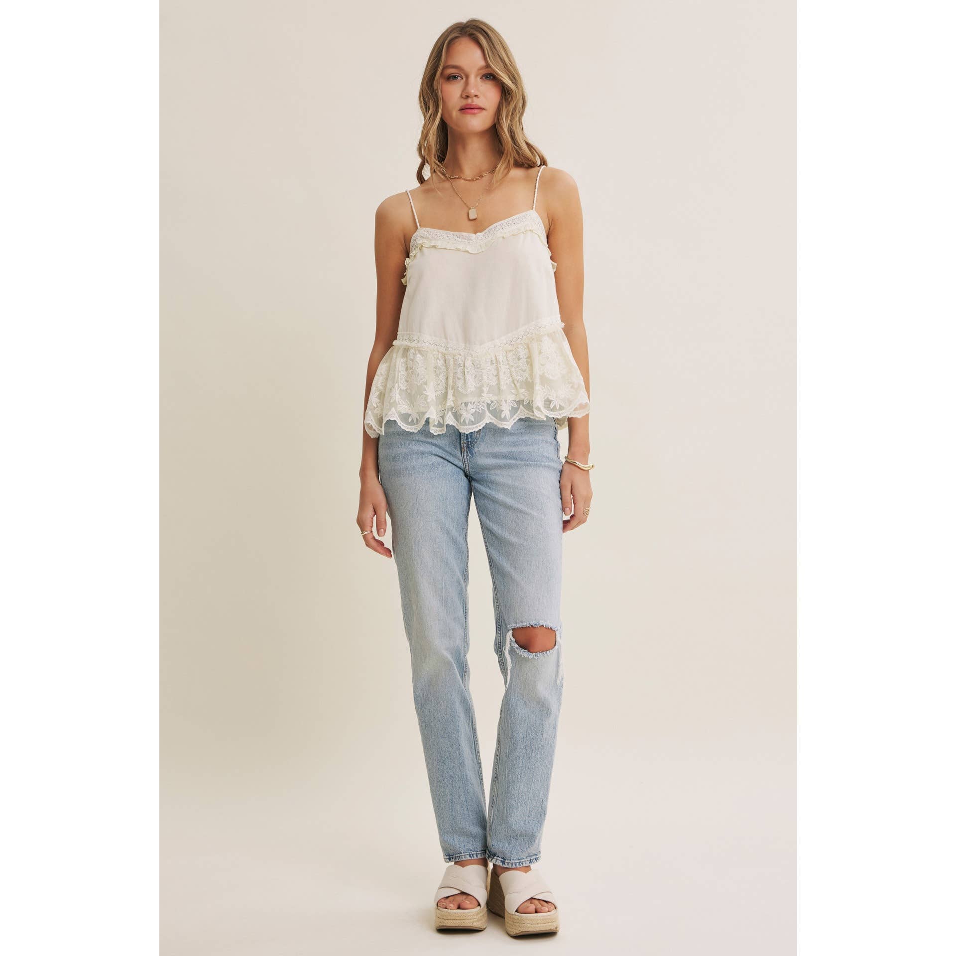 Garden Air Lace Tank