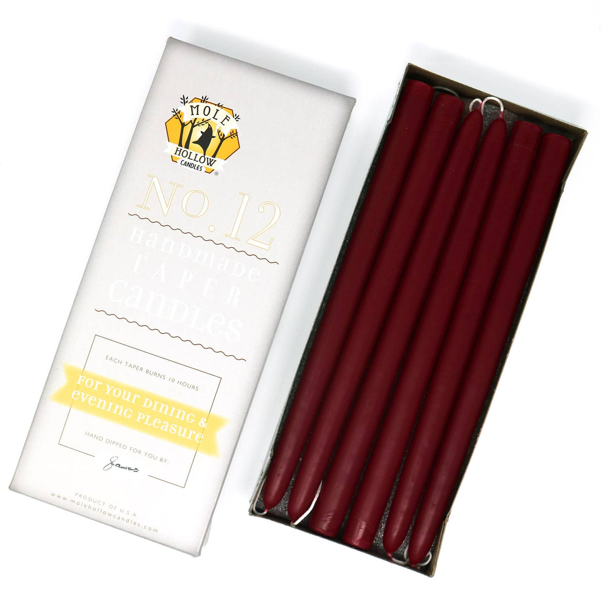 Hand Dipped Tapers