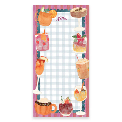 Fall Cocktail Notepad