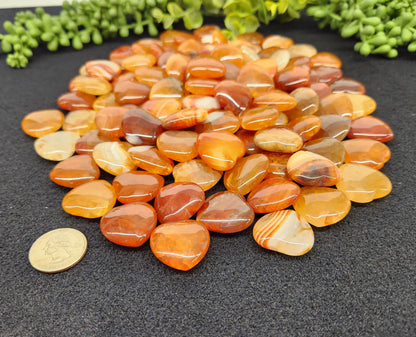 Fire Agate Mini Heart