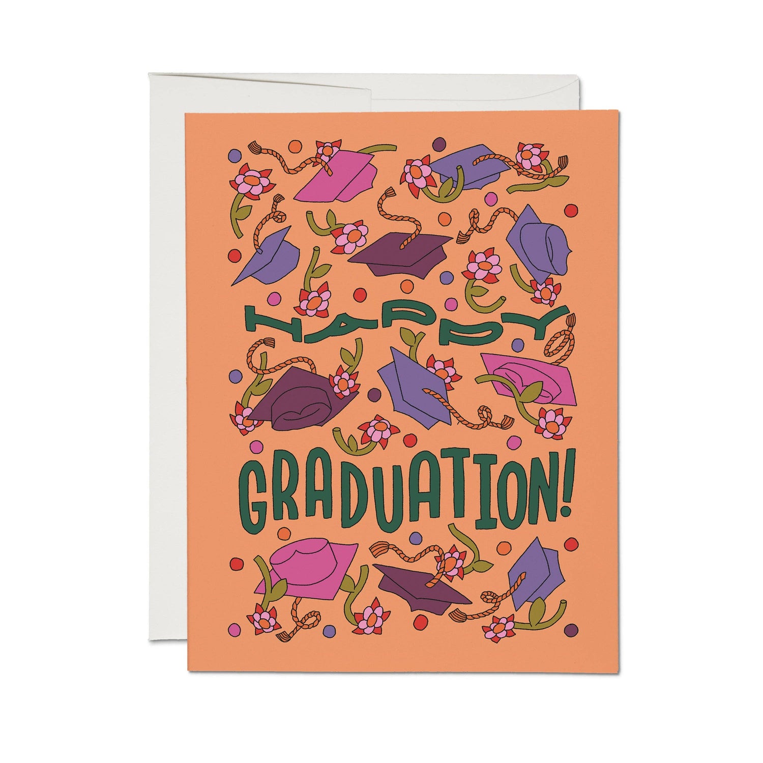 Cap Toss Graduation Card