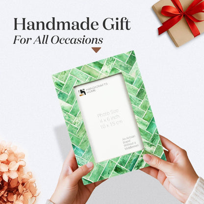 Green Leaf Bone Frame