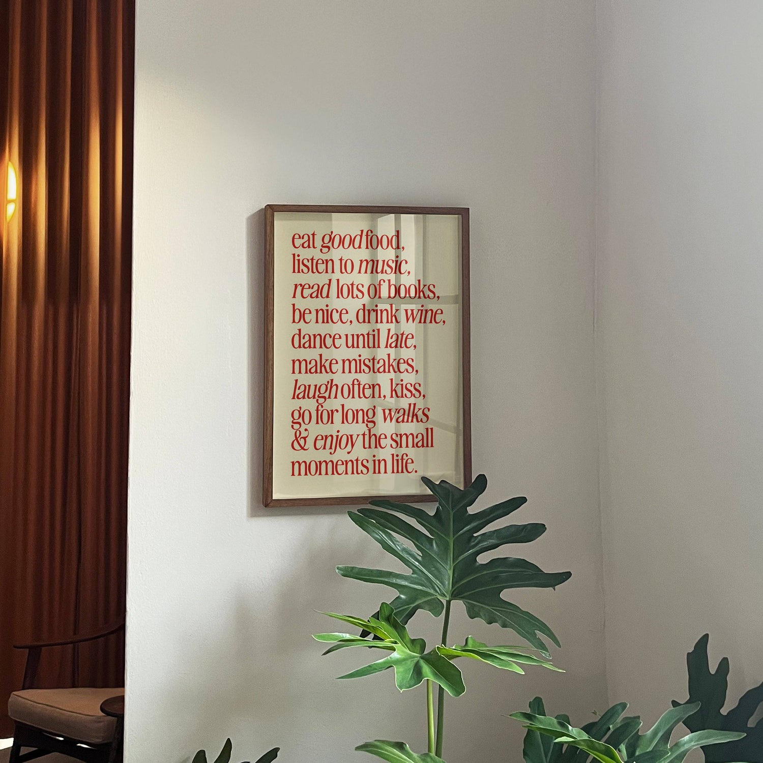 Enjoy The Small Moments Print