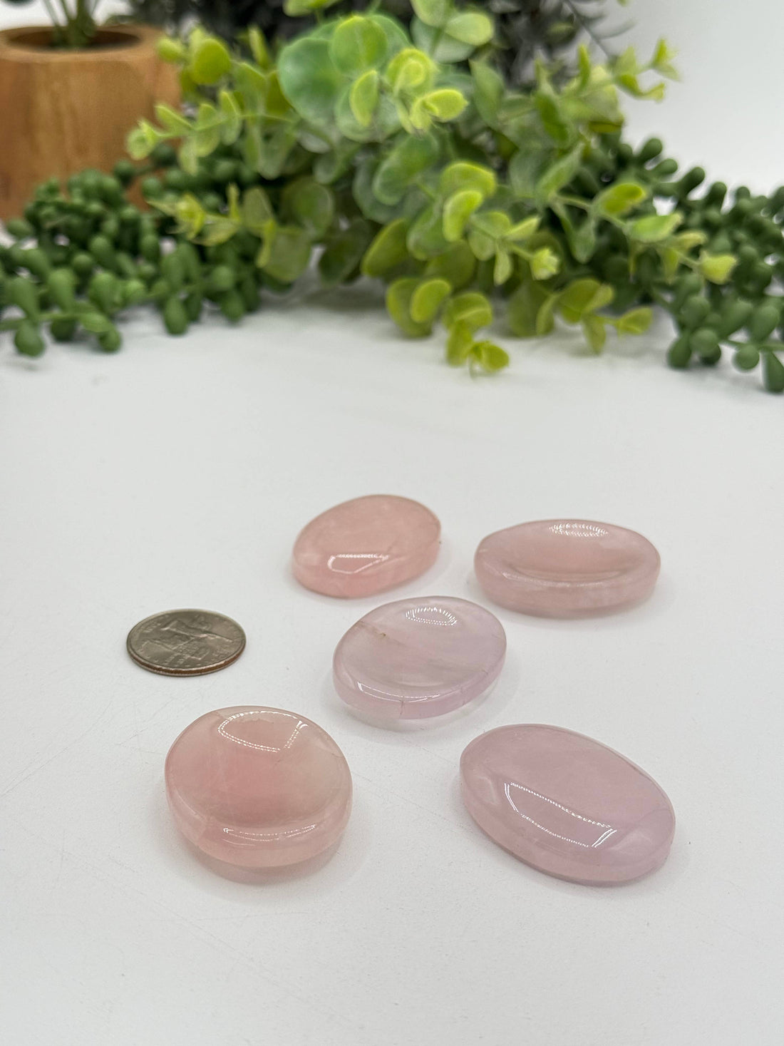 Rose Quartz Worry Stone