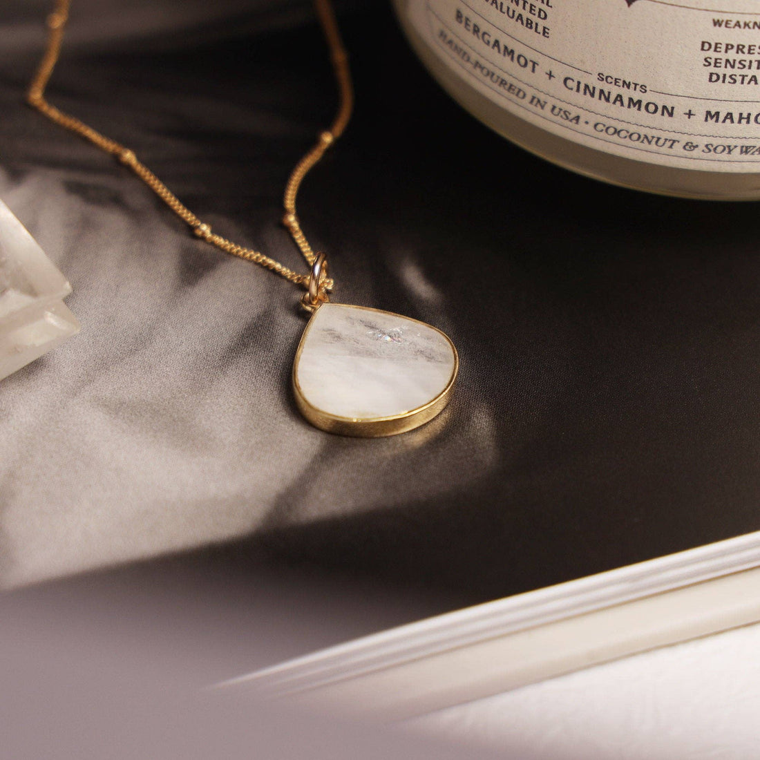 Moonstone Pendant Necklace