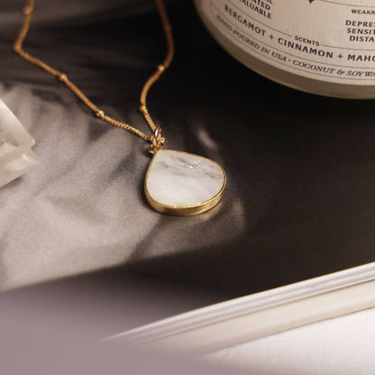 Moonstone Pendant Necklace