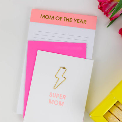 Mom Of The Year Notepad