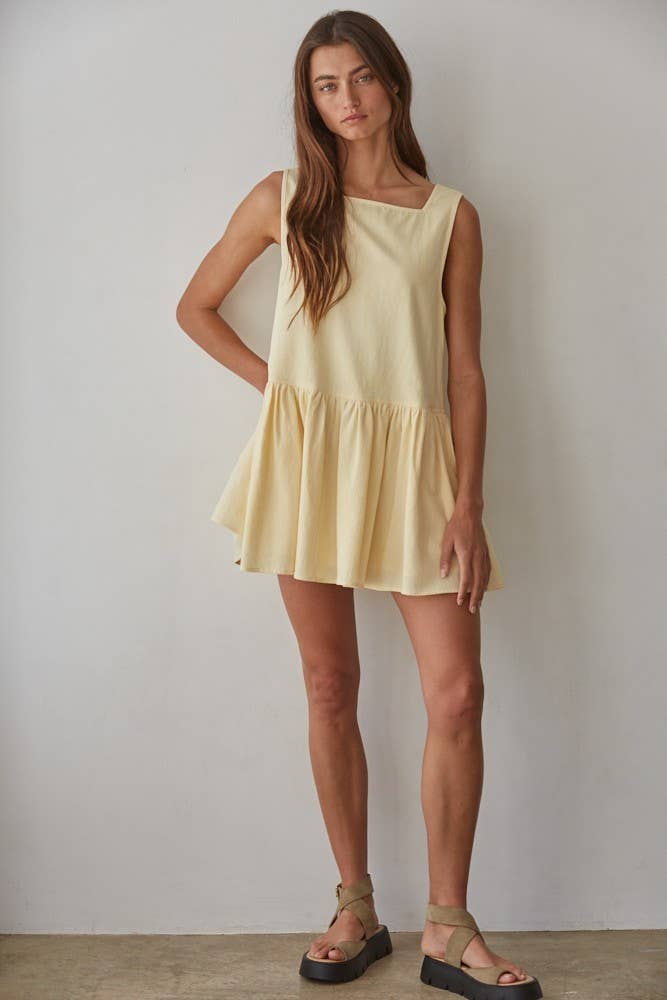 Square Neck Butter Tunic