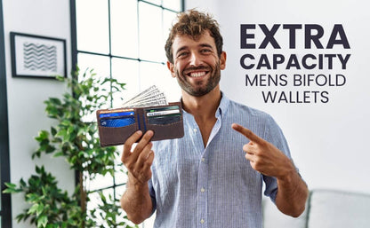 Genuine Leather Flap Wallet