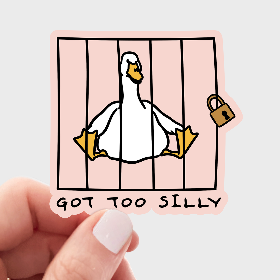 Got Too Silly Sticker