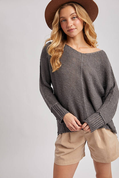 Easy Days V-Neck Sweater