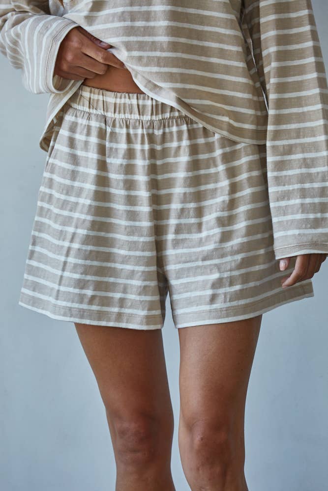 Beach Days Striped Shorts