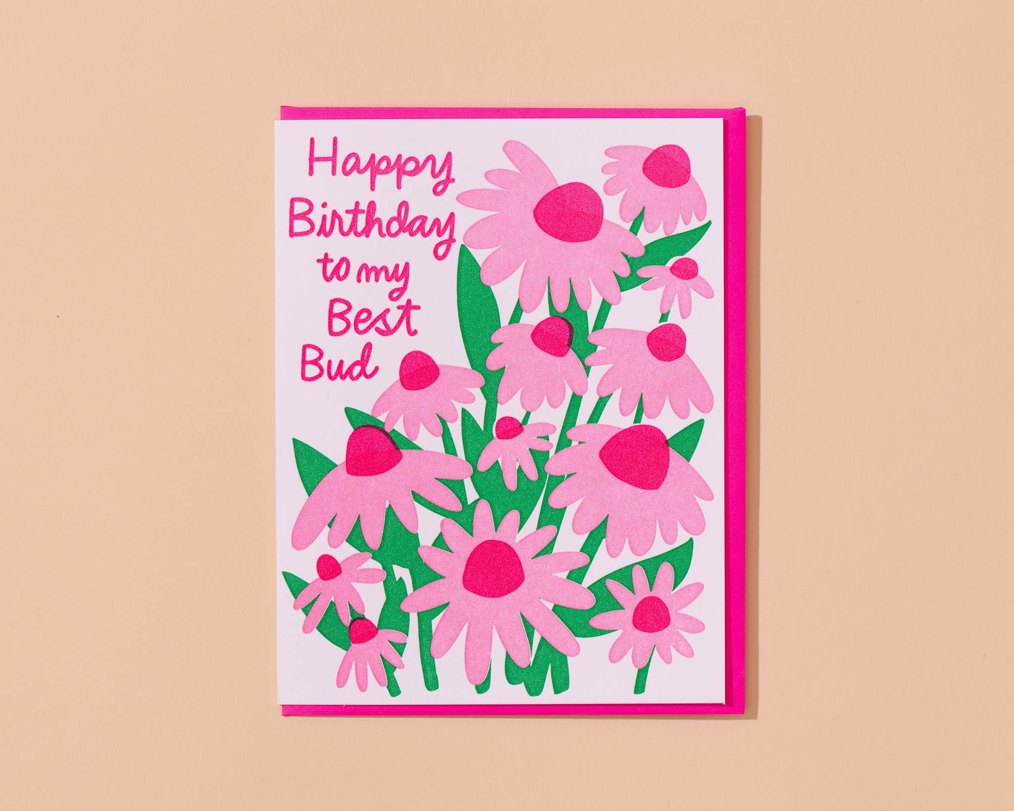 Best Bud Birthday Card