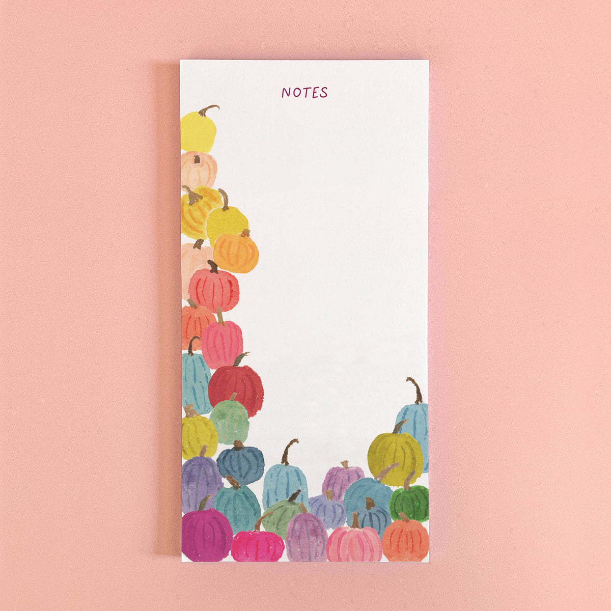 Colorful Pumpkin Notepad