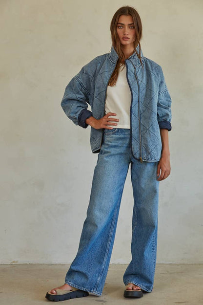 Mikey Woven Denim Jacket