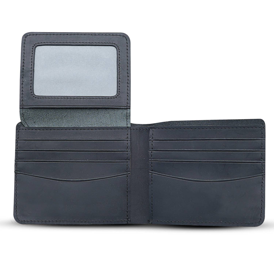 Genuine Leather Flap Wallet