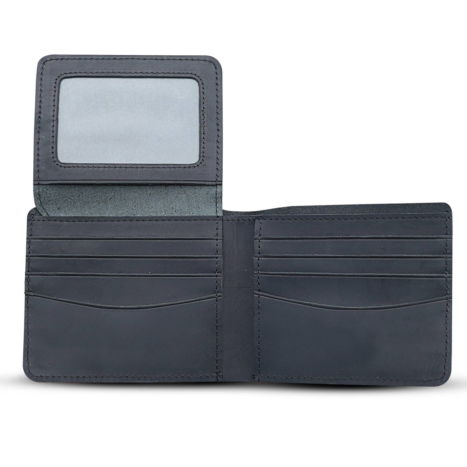 Genuine Leather Flap Wallet