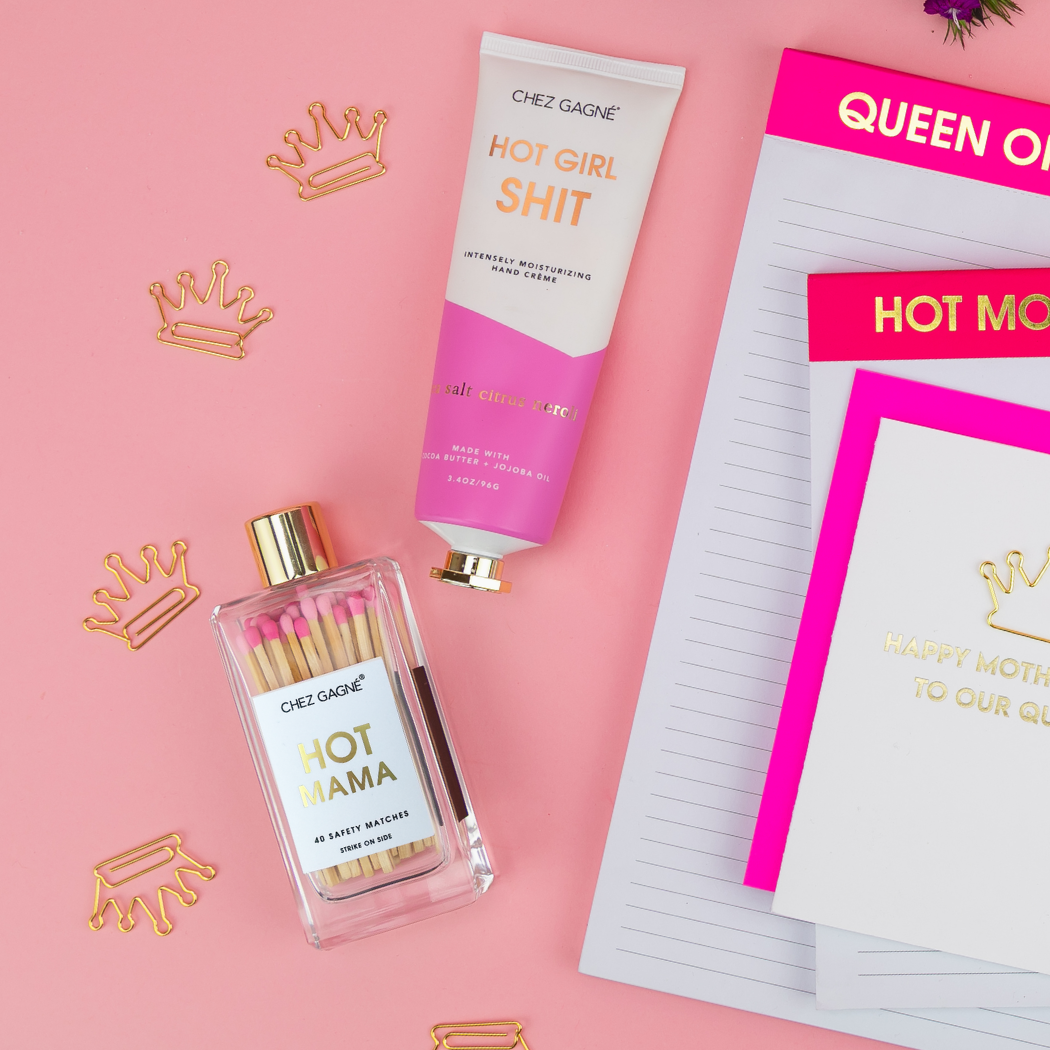 Hot Mama - Glass Bottle Safety Matches - Mother&