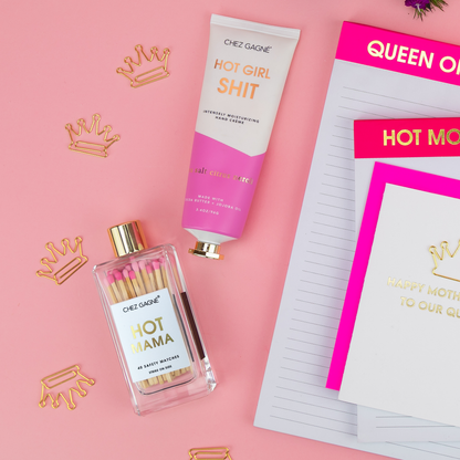 Hot Mama - Glass Bottle Safety Matches - Mother&