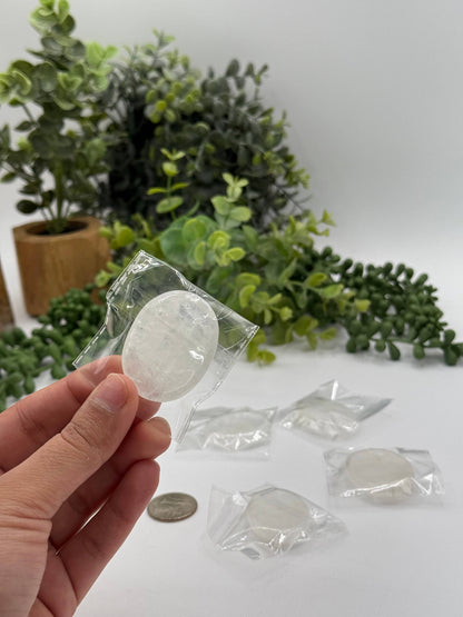 Clear Quartz Worry Stone