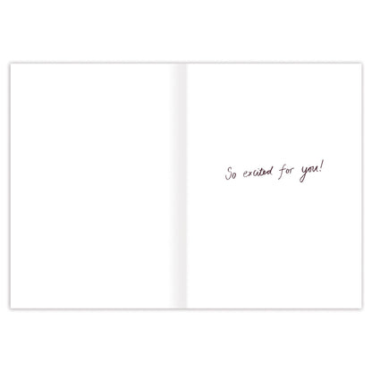 Watercolor Floral Congrats Card