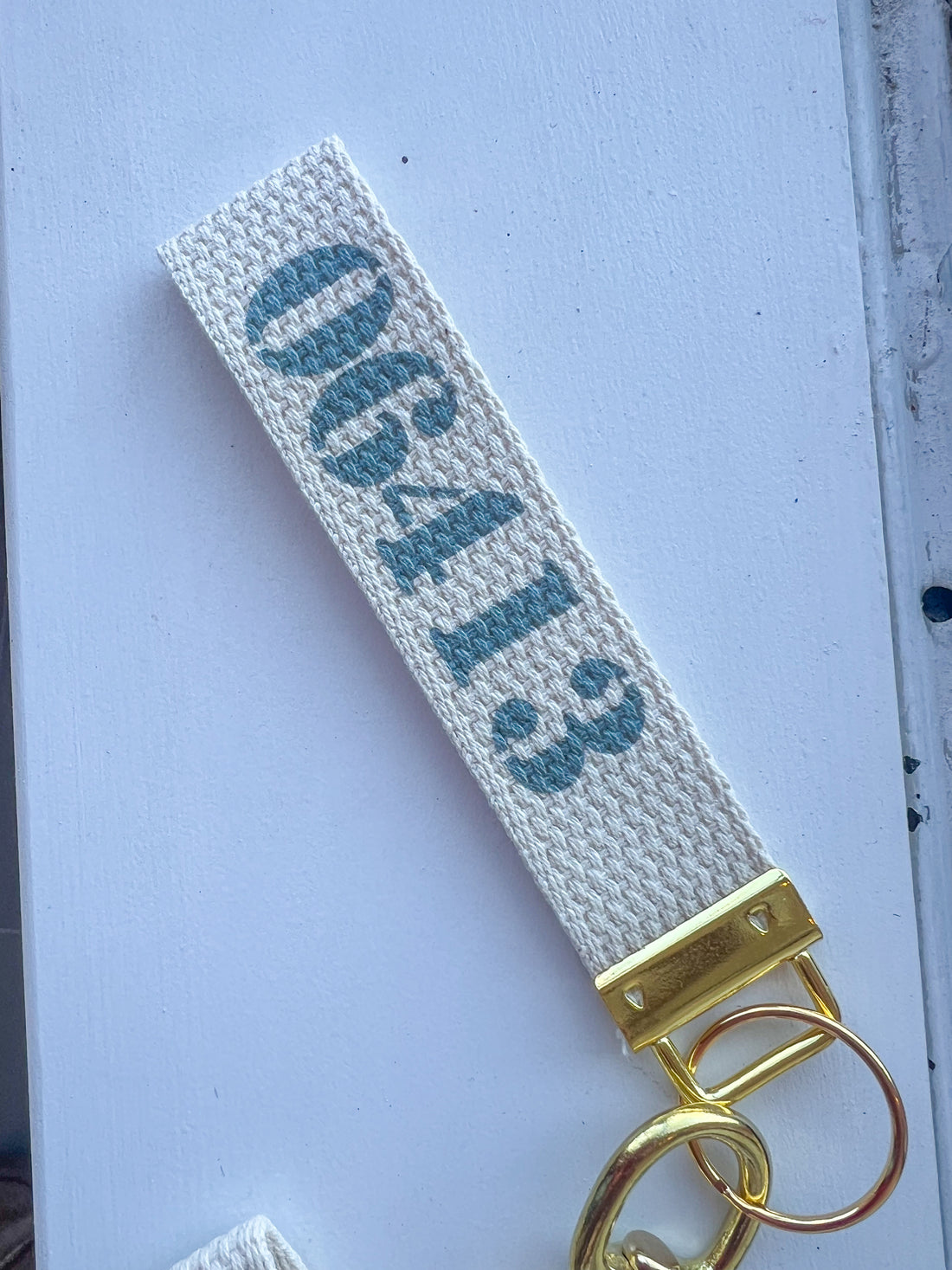 Clinton Zip Code Keychain
