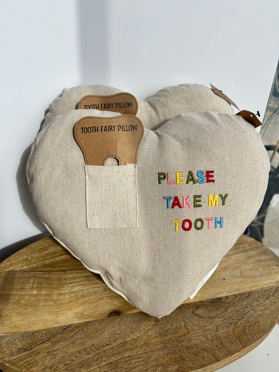 Embroidered Tooth Fairy Pillow